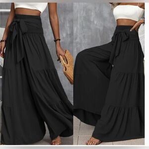 Black Wide Leg Pants for Women